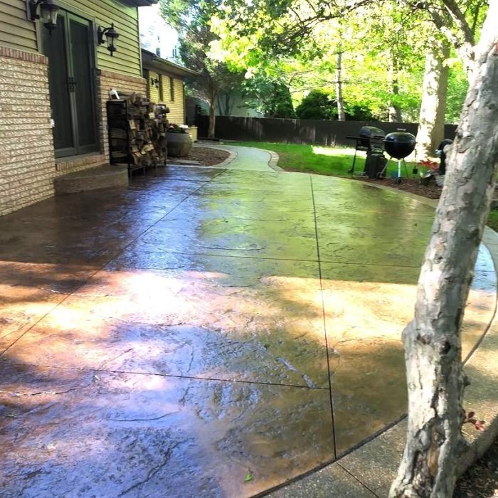 Stamped Patio